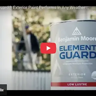 Benjamin Moore Element Guard® Exterior Paint Performs in Any Weather