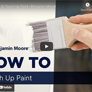 How to Touch Up Paint